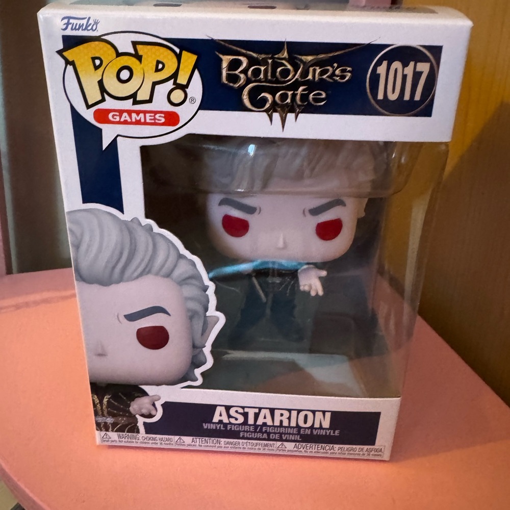 Funko Pop! Games Astarion Figure - White and Red